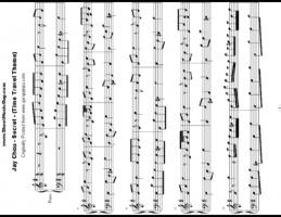 time travel theme piano sheet